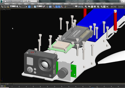四轴旋翼无人机产品模型设计全流程解析 从3DSMAX到Unity3D的视觉与工程融合