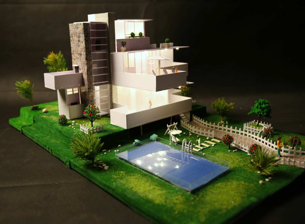 17高职环境艺术设计班《建筑模型制作》课程作品展